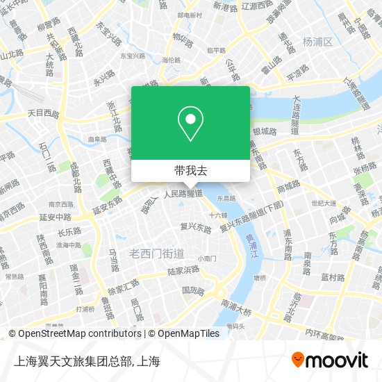 上海翼天文旅集团总部地图