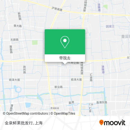 金泉鲜果批发行地图