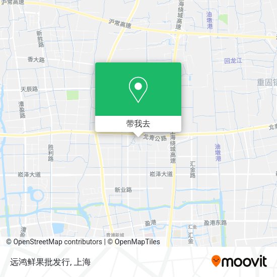 远鸿鲜果批发行地图