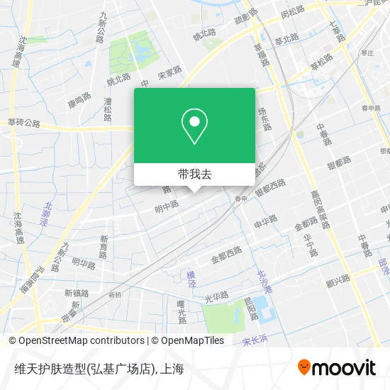 维天护肤造型(弘基广场店)地图