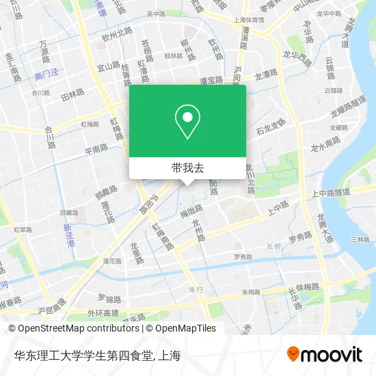华东理工大学学生第四食堂地图