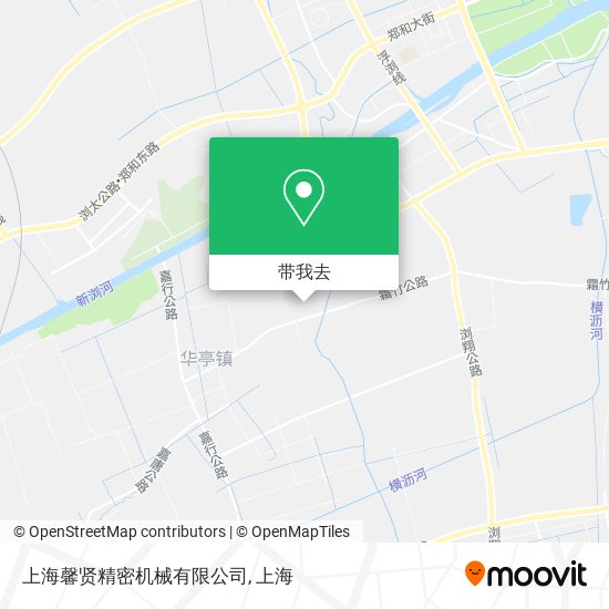 上海馨贤精密机械有限公司地图