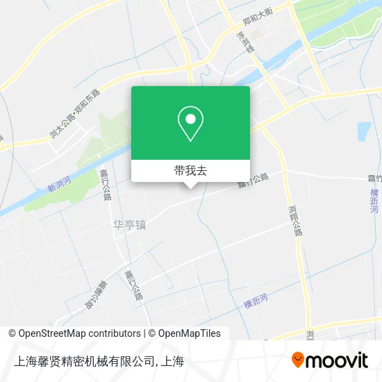 上海馨贤精密机械有限公司地图