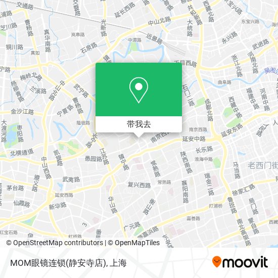 MOM眼镜连锁(静安寺店)地图