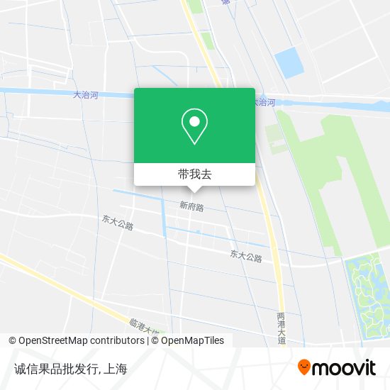 诚信果品批发行地图