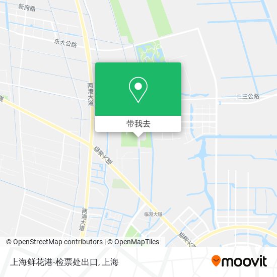 上海鲜花港-检票处出口地图