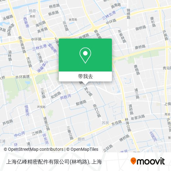 上海亿峰精密配件有限公司(林鸣路)地图