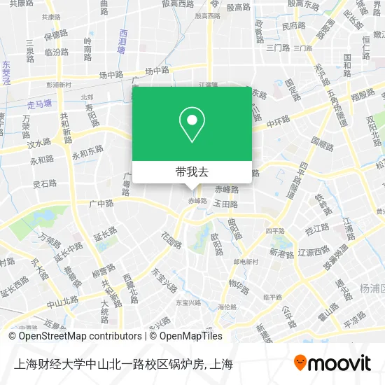 上海财经大学中山北一路校区锅炉房地图