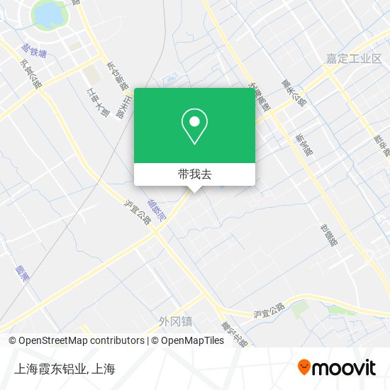 上海霞东铝业地图