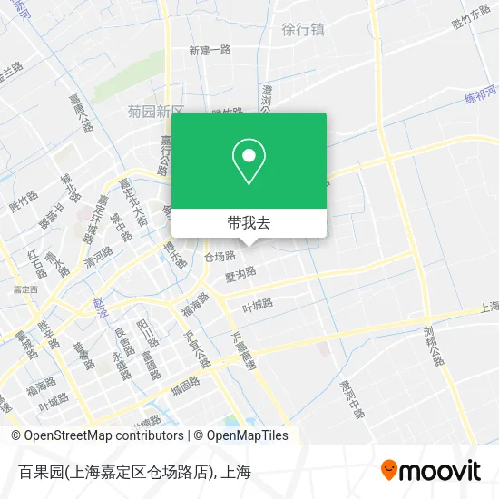 百果园(上海嘉定区仓场路店)地图