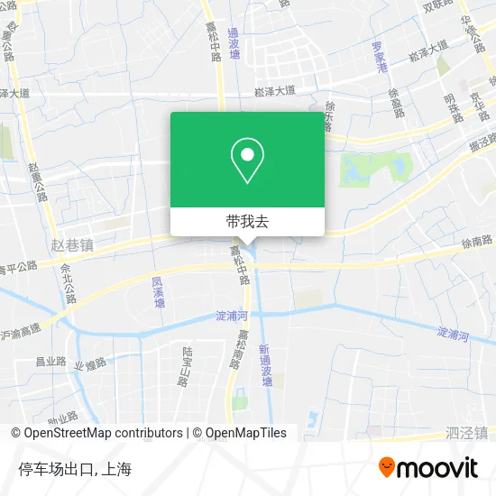停车场出口地图