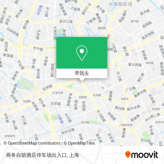 商务自助酒店停车场出入口地图