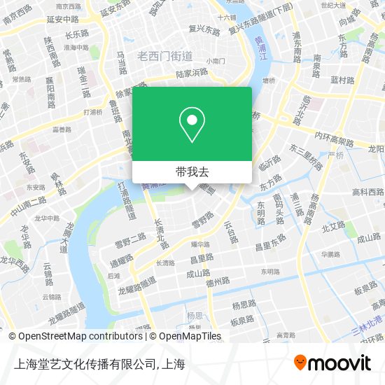 上海堂艺文化传播有限公司地图