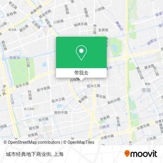 城市经典地下商业街地图
