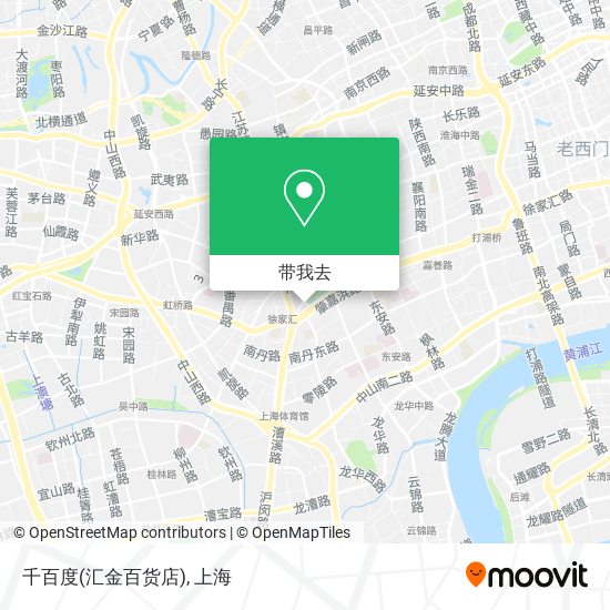 千百度(汇金百货店)地图