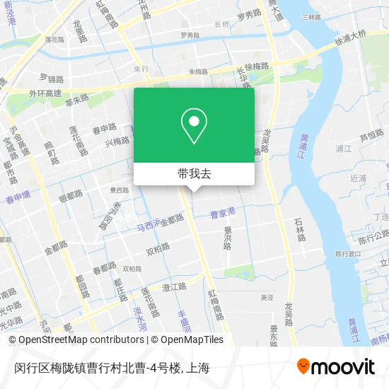 闵行区梅陇镇曹行村北曹-4号楼地图