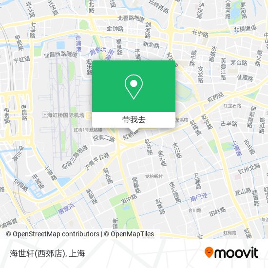 海世轩(西郊店)地图