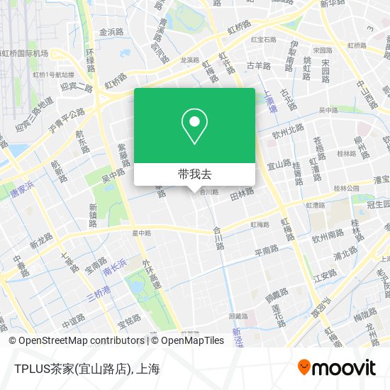 TPLUS茶家(宜山路店)地图