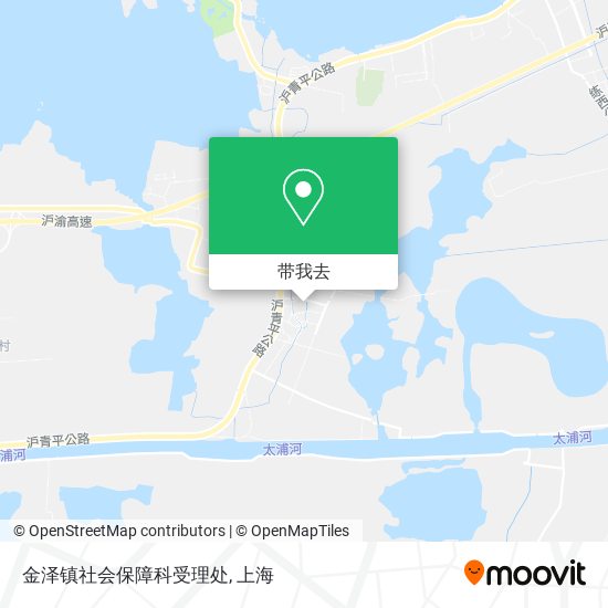 金泽镇社会保障科受理处地图