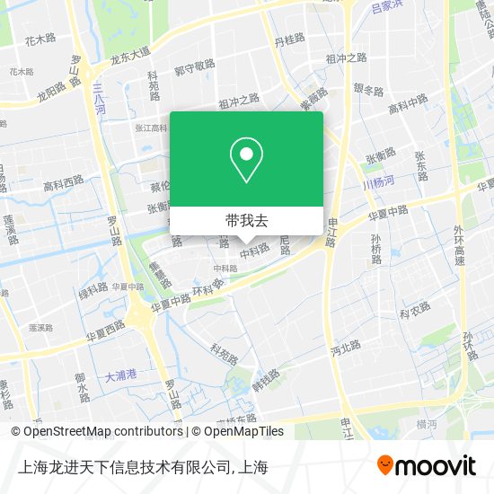 上海龙进天下信息技术有限公司地图