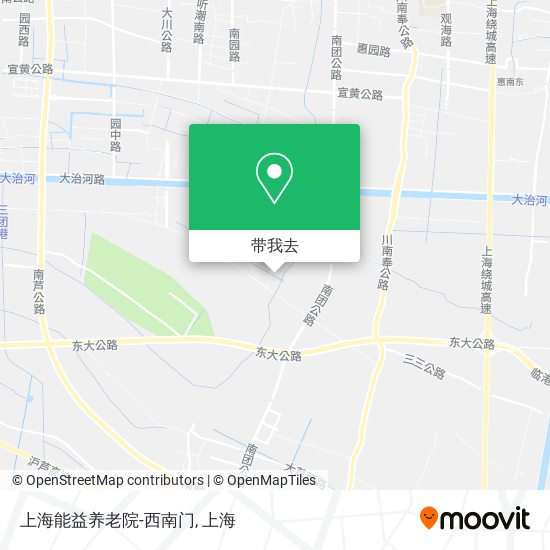 上海能益养老院-西南门地图