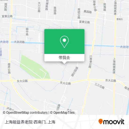 上海能益养老院-西南门地图