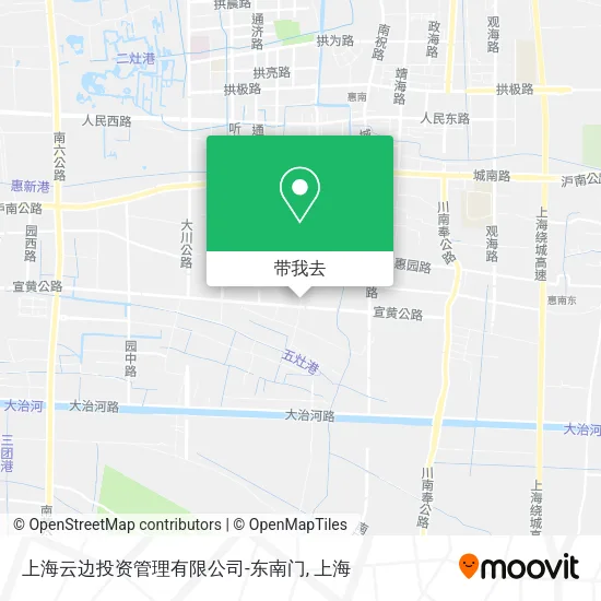 上海云边投资管理有限公司-东南门地图