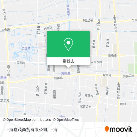 上海鑫茂商贸有限公司地图