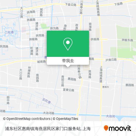浦东社区惠南镇海燕居民区家门口服务站地图
