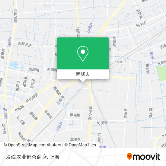 发综农业部合商店地图