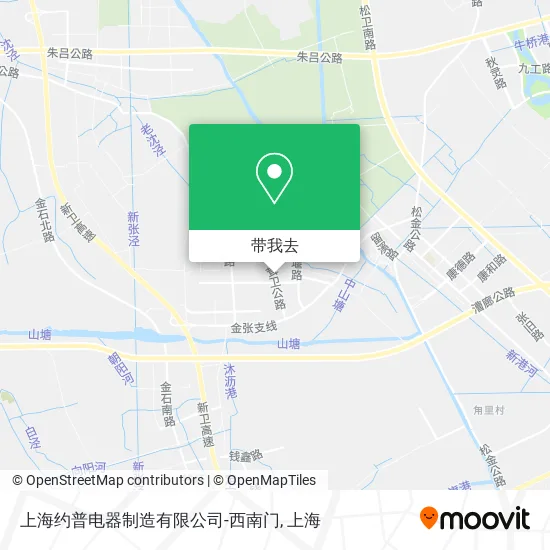 上海约普电器制造有限公司-西南门地图