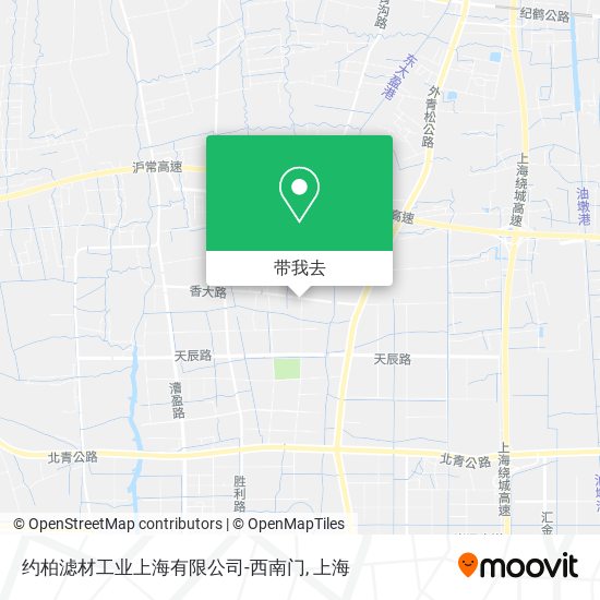 约柏滤材工业上海有限公司-西南门地图