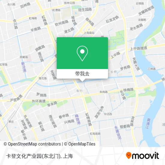 卡登文化产业园(东北门)地图