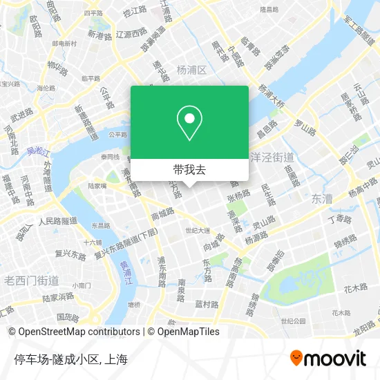 停车场-隧成小区地图