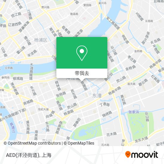 AED(洋泾街道)地图