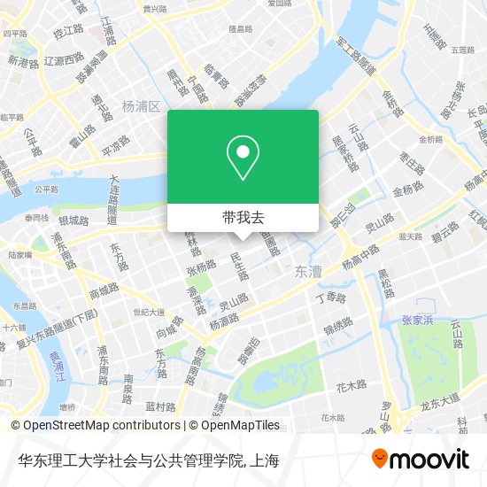 华东理工大学社会与公共管理学院地图