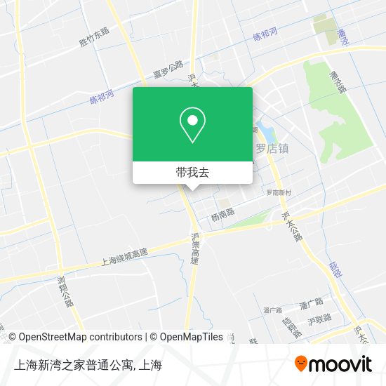 上海新湾之家普通公寓地图