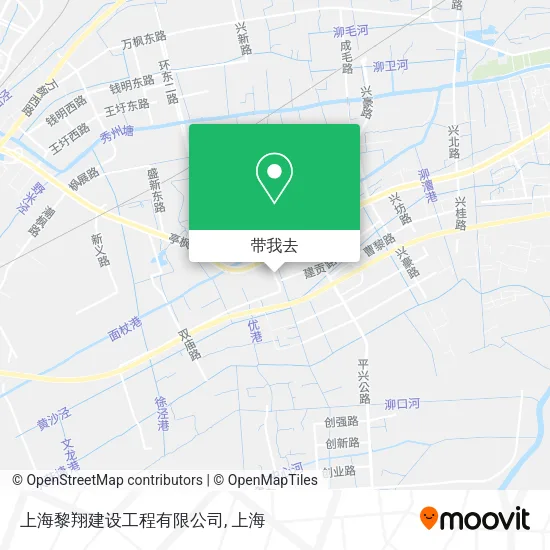 上海黎翔建设工程有限公司地图