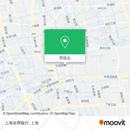 上海农商银行地图