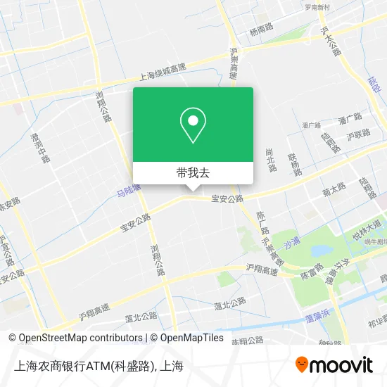上海农商银行ATM(科盛路)地图