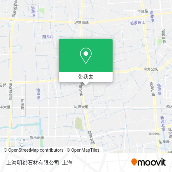 上海明都石材有限公司地图