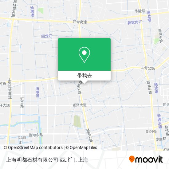 上海明都石材有限公司-西北门地图