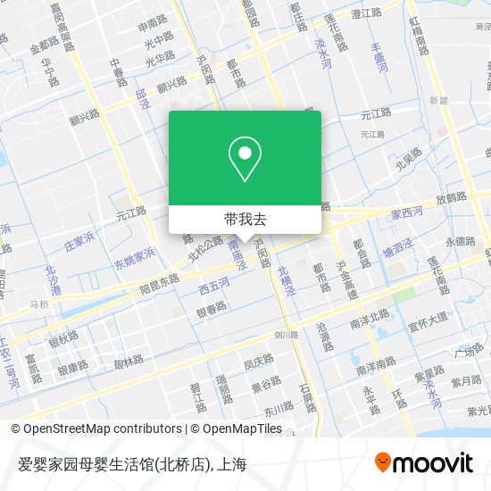 爱婴家园母婴生活馆(北桥店)地图