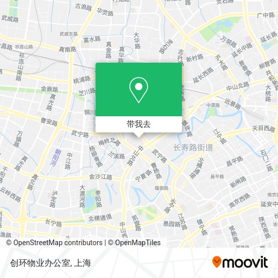 创环物业办公室地图