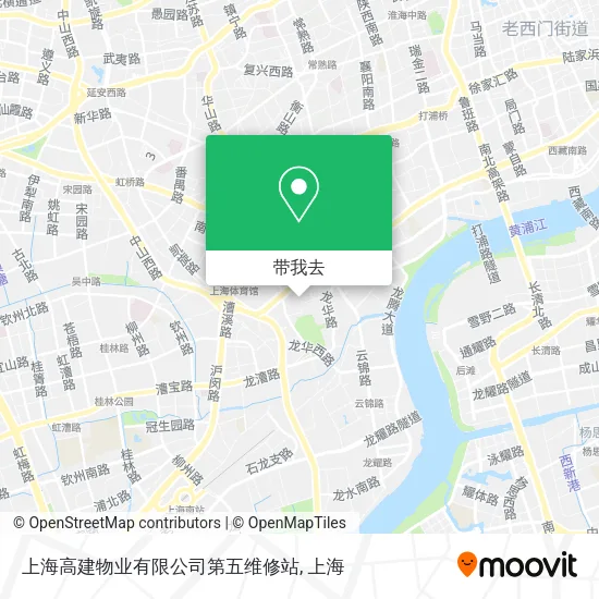 上海高建物业有限公司第五维修站地图