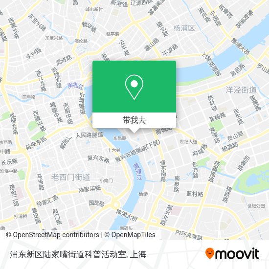 浦东新区陆家嘴街道科普活动室地图