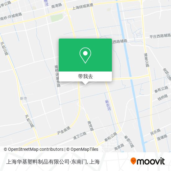 上海华基塑料制品有限公司-东南门地图