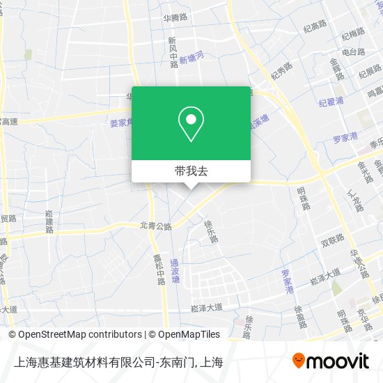 上海惠基建筑材料有限公司-东南门地图