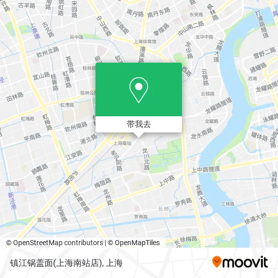 镇江锅盖面(上海南站店)地图