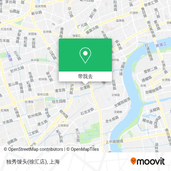 独秀馒头(徐汇店)地图